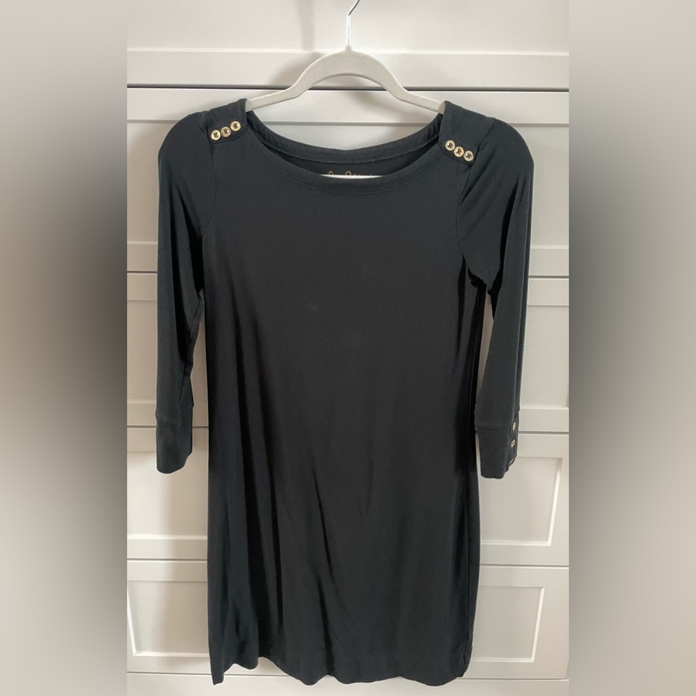 Lilly Pulitzer black cotton dress